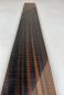 Preview: Fretboard Makassar Ebony 694x80x9mm Unique Piece #010